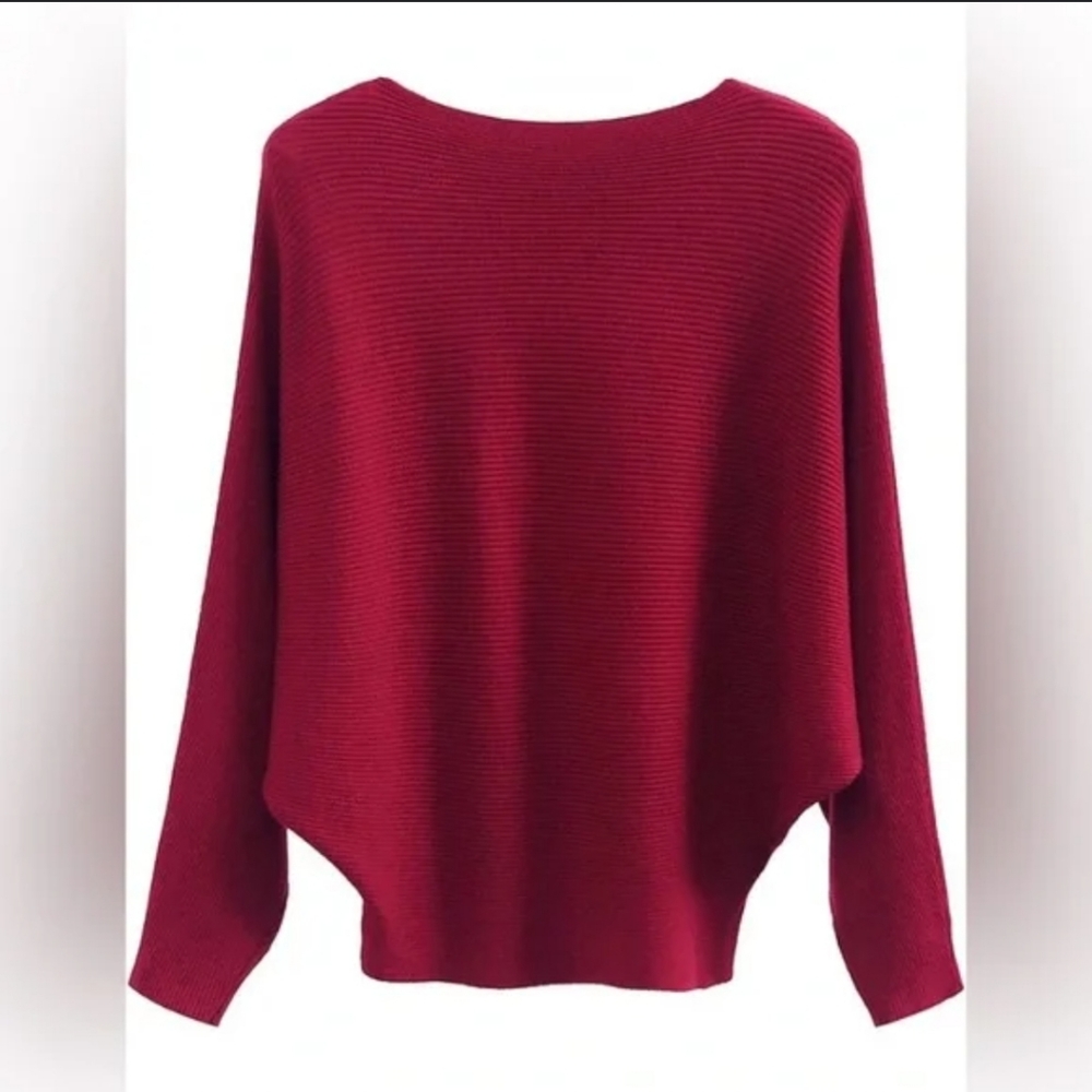 Source Unknown Red Women's Sweater